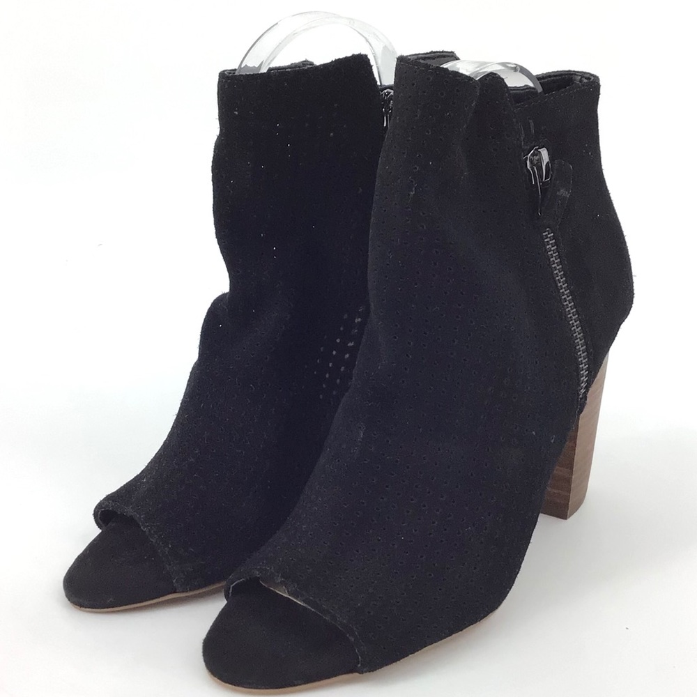 NEW Jessica Simpson Keris Black Open Toe Bootie